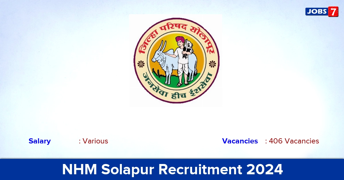 NHM Solapur Recruitment 2024 - Apply Offline for 406 Yoga Instructor Vacancies
