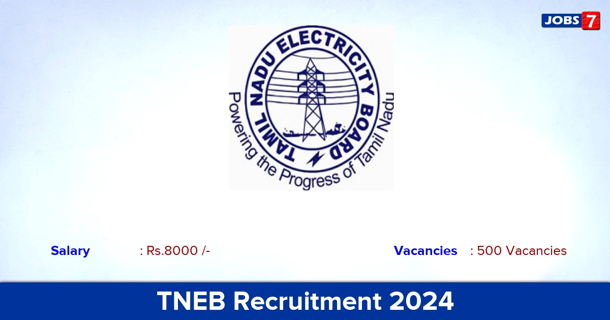 TANGEDCO Recruitment 2024: 500 Technician Diploma Apprentices Jobs