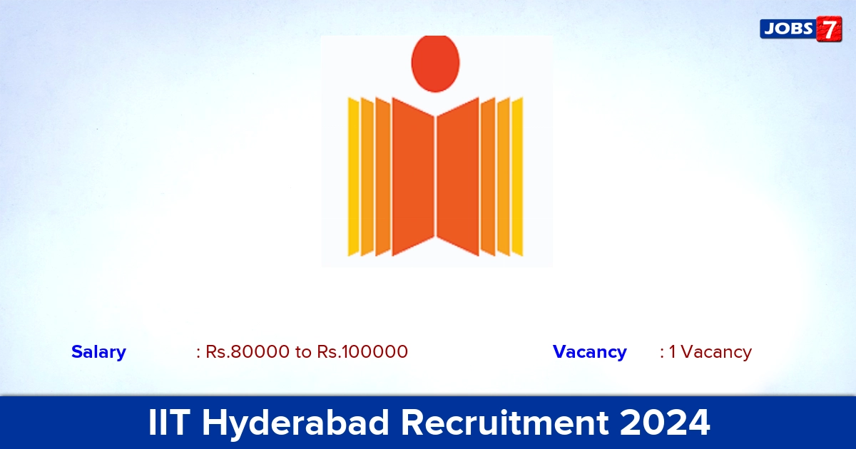 IIT Hyderabad Recruitment 2024 - Apply Online for Program Manager  Jobs