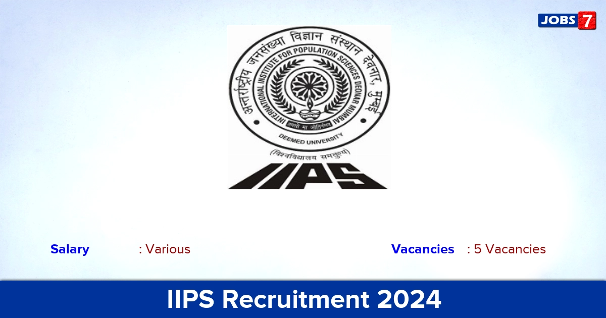 IIPS Recruitment 2024 - Apply Offline for Field Investigator Jobs
