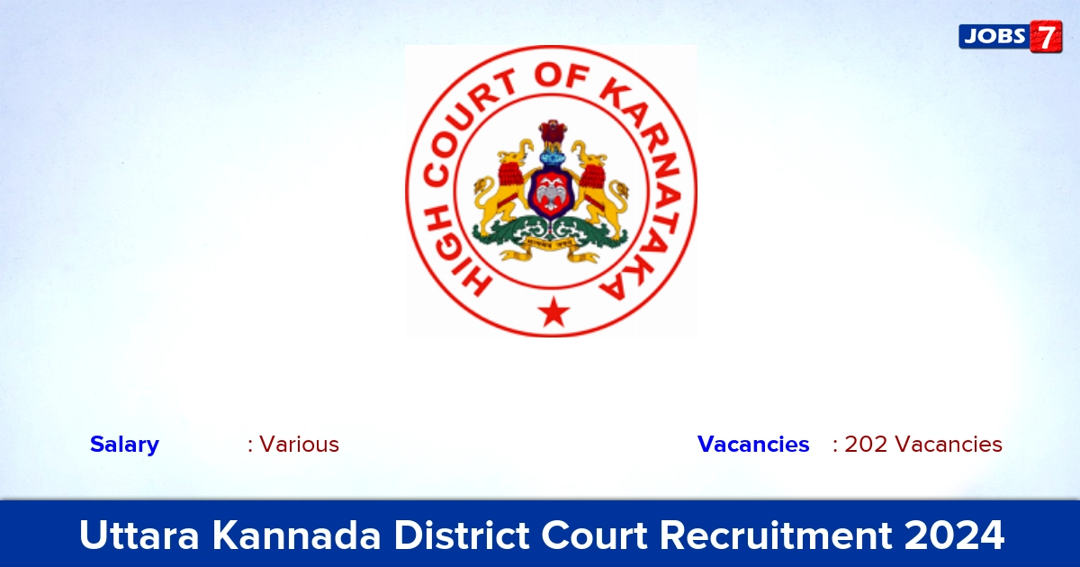 Uttara Kannada District Court Recruitment 2024 - Apply for 202 Home Guard Vacancies