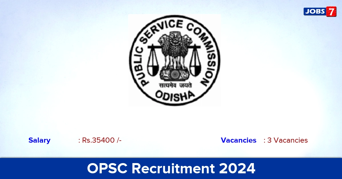 OPSC Recruitment 2024 - Apply Online for Language Officer Jobs