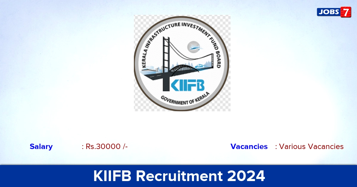 KIIFB Recruitment 2024 - Apply Online for Office Executive vacancies