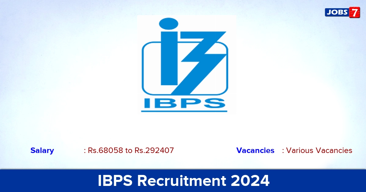 IBPS Recruitment 2024 - Apply Online for Deputy General Manager Vacancies