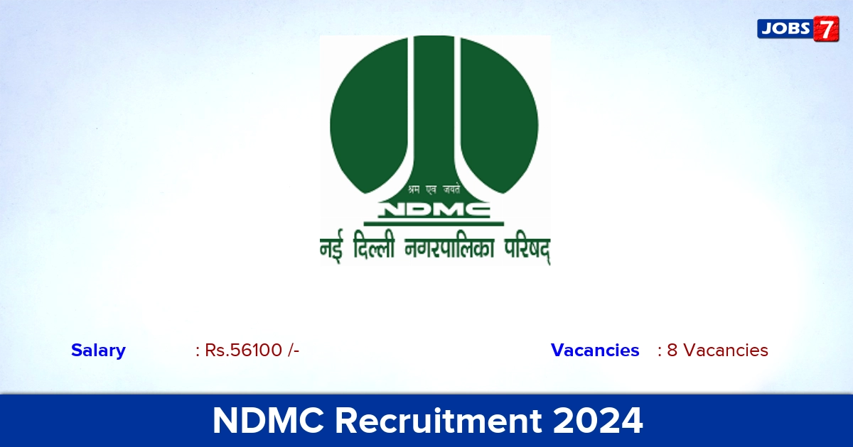 NDMC Recruitment 2024 - Apply Online for Junior Resident Jobs