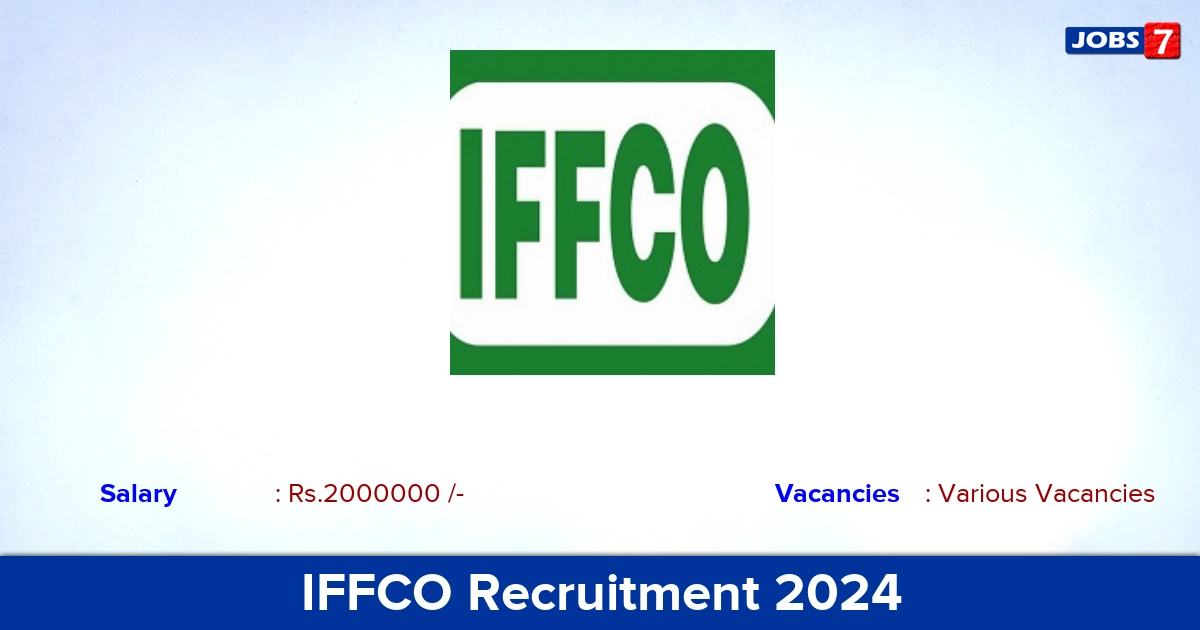 IFFCO Recruitment 2024 - Apply Online for Medical Officer Vacancies
