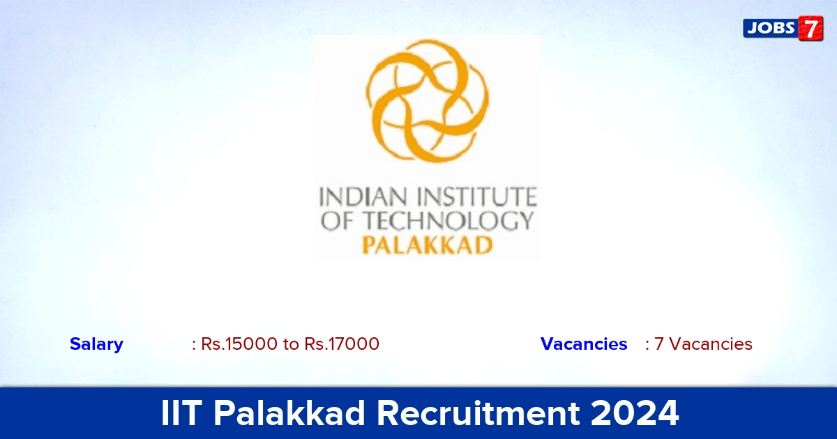 IIT Palakkad Recruitment 2024 - Apply for Part Time Coaches Jobs