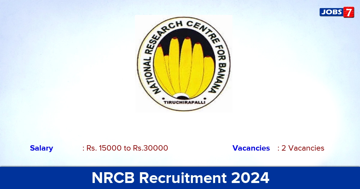 NRCB Recruitment 2024 - Apply Online for Young Professional Jobs