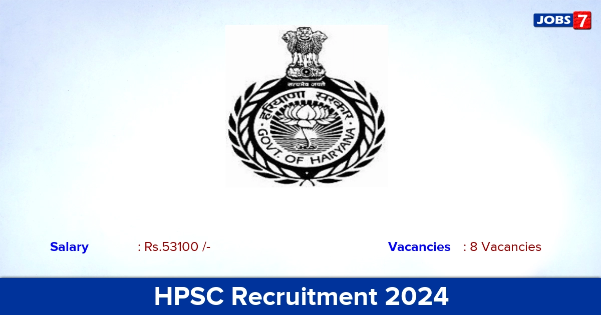 HPSC Recruitment 2024 - Apply Online for Assistant Architect Jobs