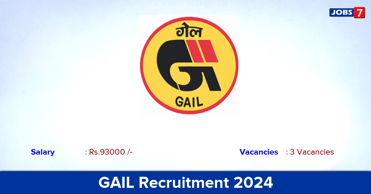 GAIL Recruitment 2024 - Apply Online for Medical Officer Jobs