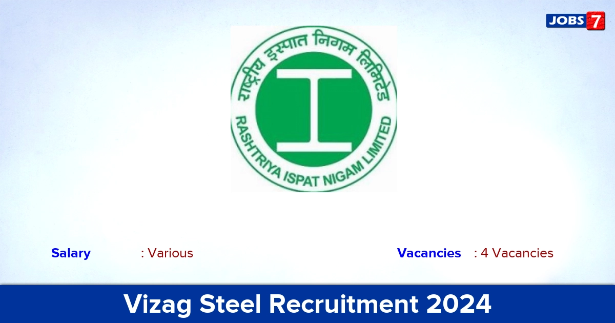 Vizag Steel Recruitment 2024 - Apply Offline for Specialist Jobs