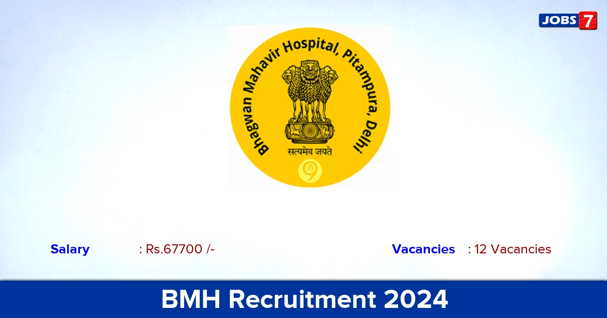 BMH Recruitment 2024 - Apply Offline for 12 Senior Resident vacancies