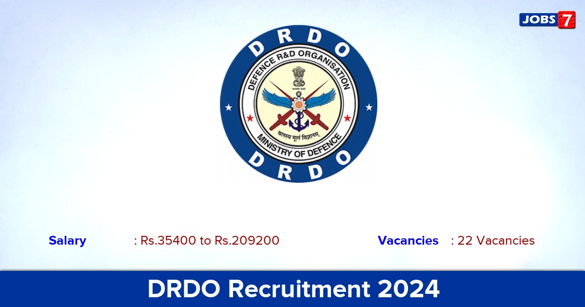 DRDO Recruitment 2024 - Apply Offline for 22 Accounts Officer, Joint Director vacancies