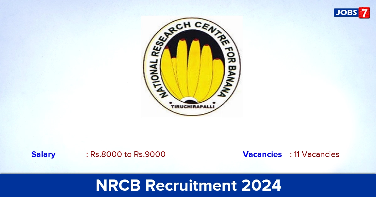 NRCB Recruitment 2024 - Apply Online for 11 Graduate Apprentice vacancies