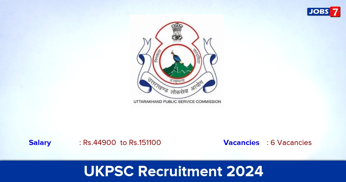 UKPSC Recruitment 2024 - Apply Online for Assistant Review Officer, Review Officer Jobs