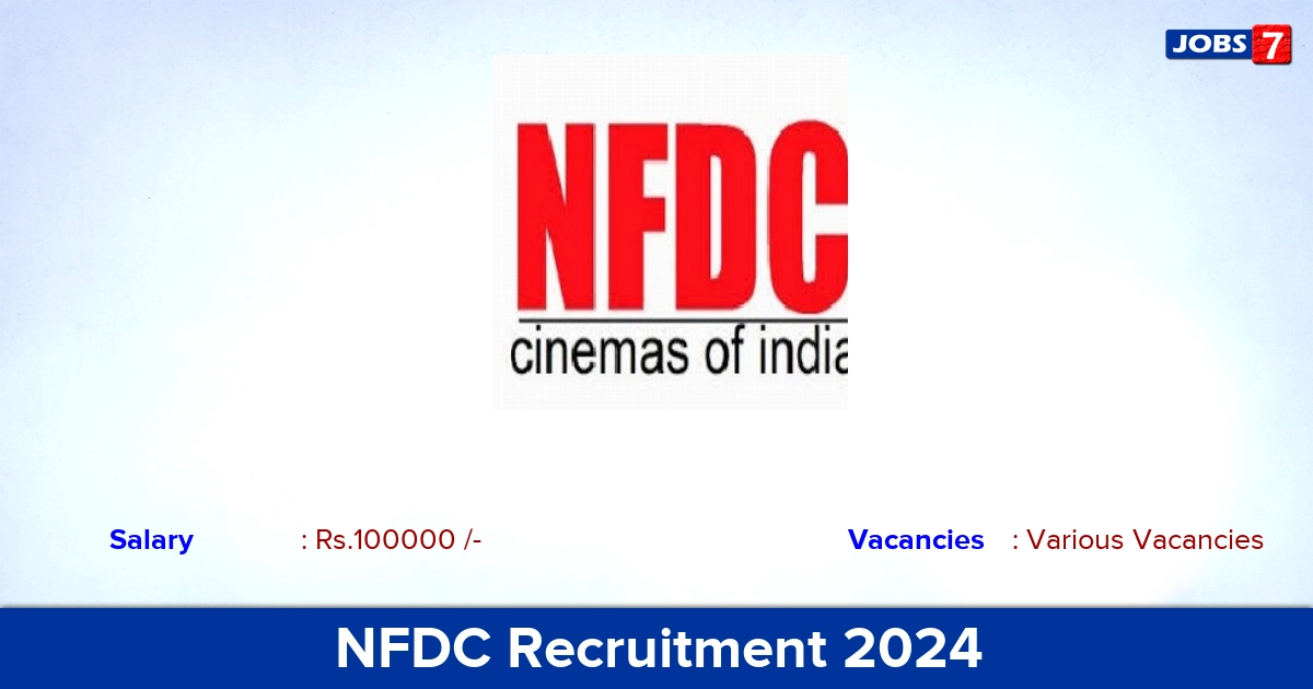 NFDC Recruitment 2024 - Apply Online for Manager vacancies