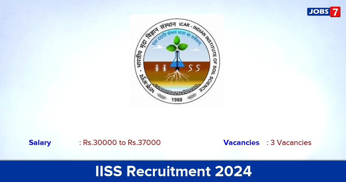 IISS Recruitment 2024 - Apply Offline for Junior Research Fellow Jobs