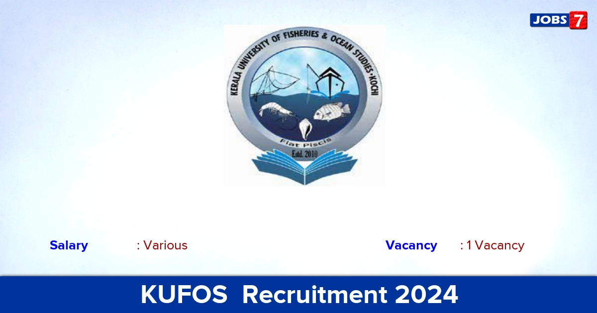 KUFOS  Recruitment 2024 - Apply Offline for Director of Research Jobs