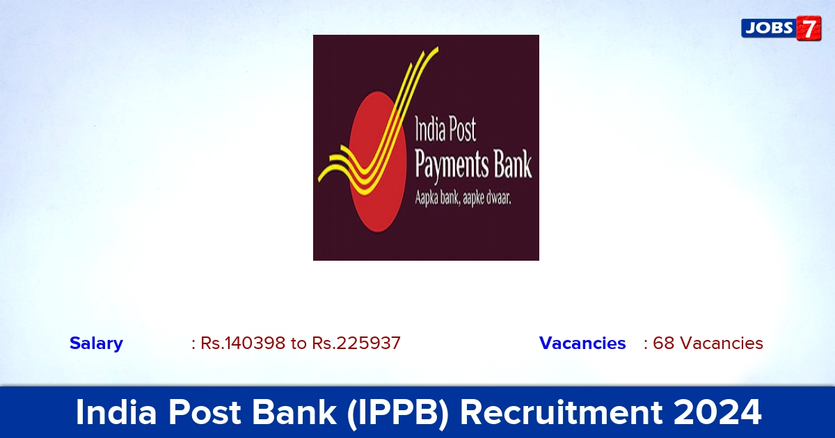 India Post Bank (IPPB) Recruitment 2024-2025 - Apply Online for 68  Assistant Manager vacancies