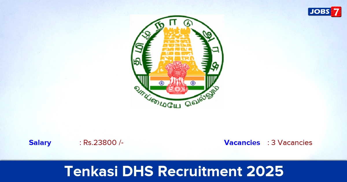 Tenkasi DHS Recruitment 2025 - Apply for Social Worker, Therapist Jobs