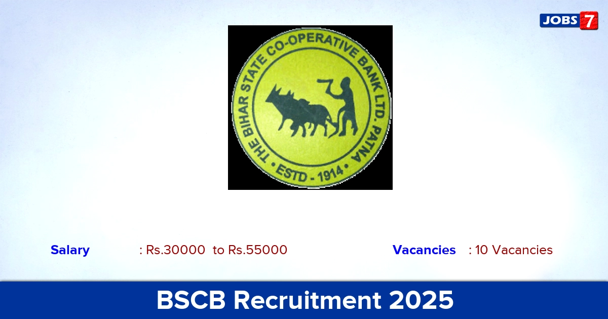 BSCB Recruitment 2024-2025 - Apply Offline for 10 Accountant vacancies