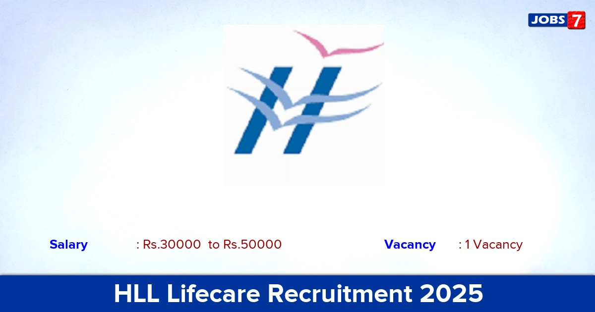 HLL Lifecare Recruitment 2025 - Apply Online for Medical Officer Jobs