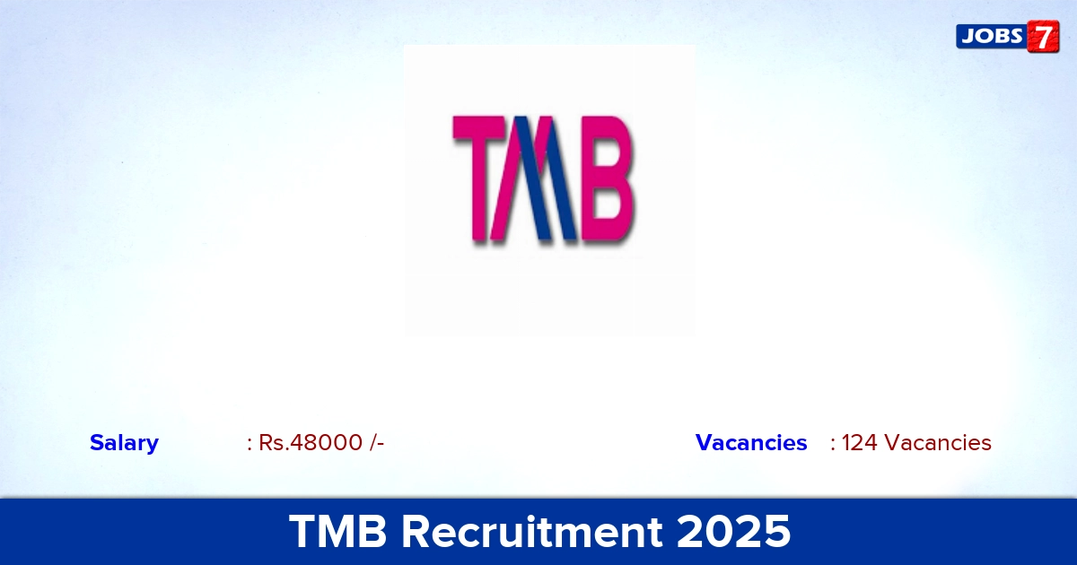 TMB Recruitment 2025 - Apply Online for 124 Senior Executive  Vacancies