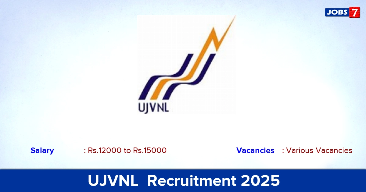 UJVNL  Recruitment 2025 - Apply for Management Trainee Vacancies