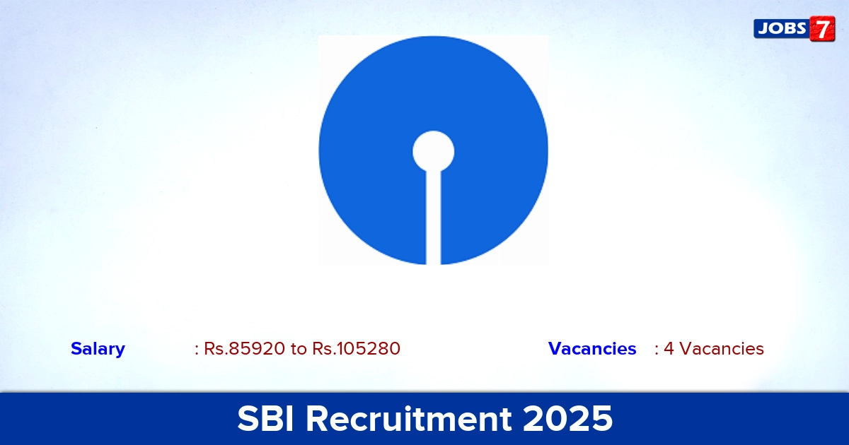 SBI Recruitment 2025 - Apply Online for SCO Jobs