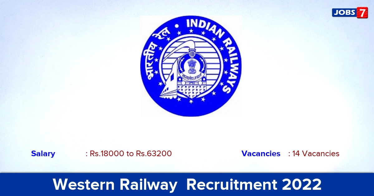 Western Railway  Recruitment 2022 - Apply Online for 14 Scouts & Guides Quota Vacancies