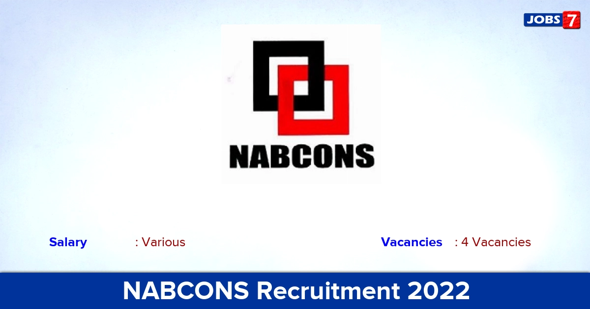 NABCONS Recruitment 2022 - Apply Online for Vice President Jobs