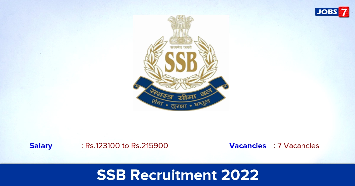 SSB Recruitment 2022-2023 - Apply Offline for Additional Judge Attorney General Jobs