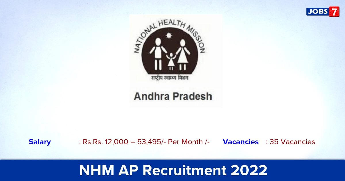 NHM AP Recruitment 2022 - Apply Offline for 35 Medical Officer, Staff Nurse vacancies