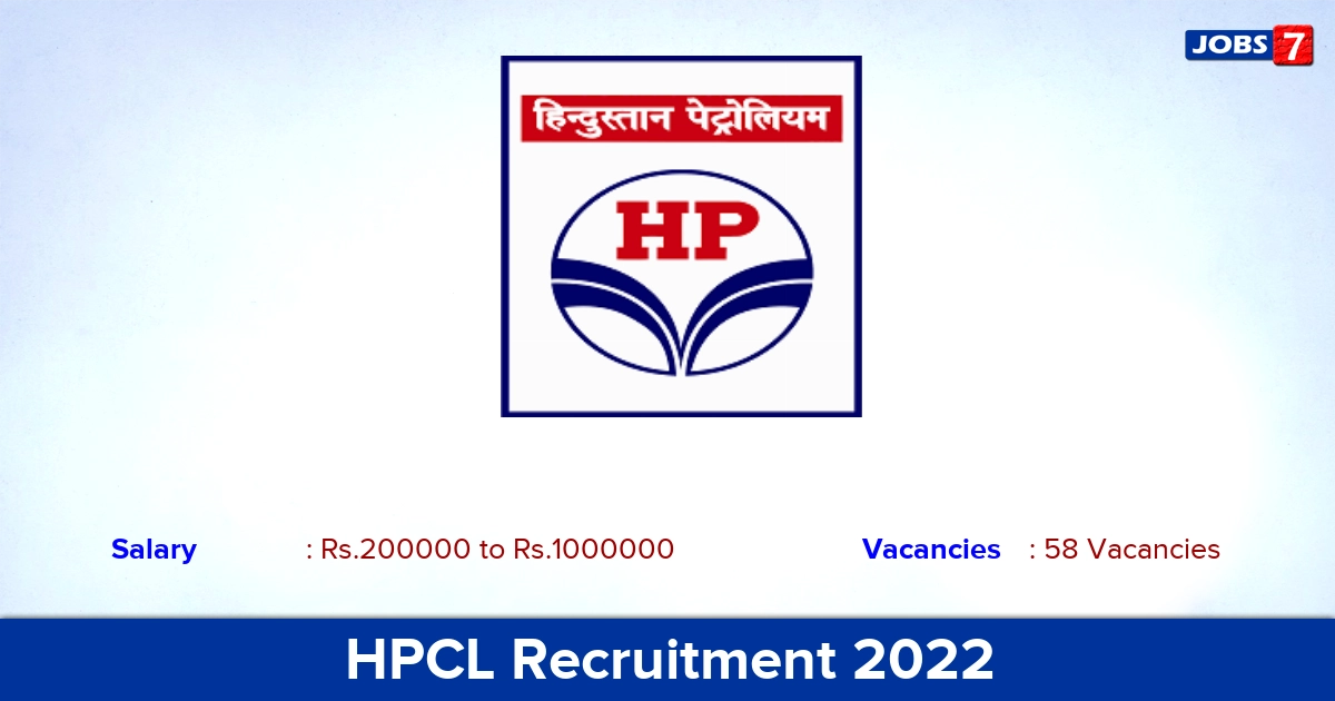 HPCL Recruitment 2022 - Apply Offline for 58 DGM – Ethanol, Medical Officer Vacancies