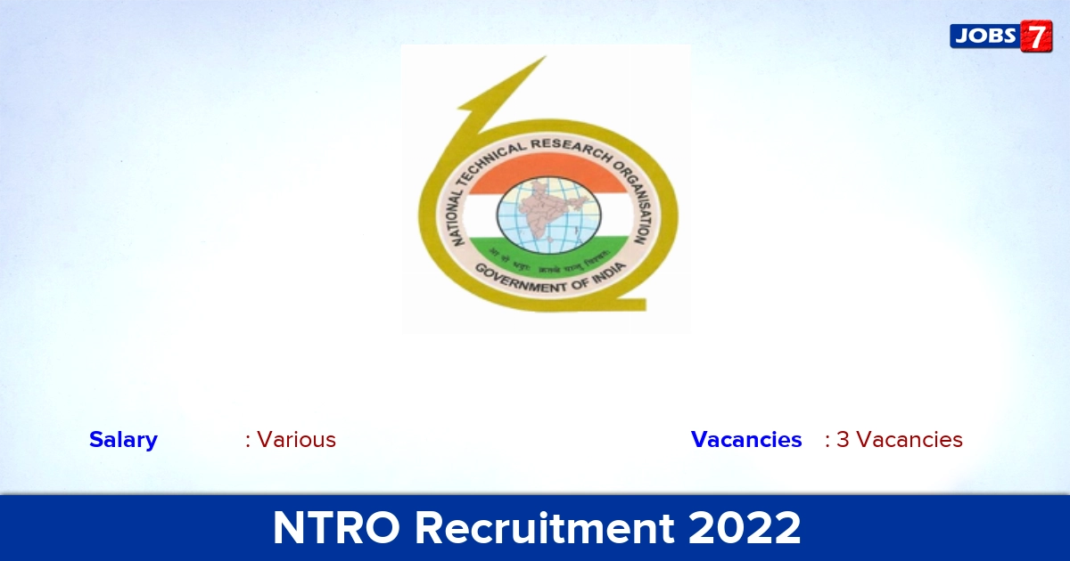 NTRO Recruitment 2022 - Apply Offline for Executive Engineer Jobs