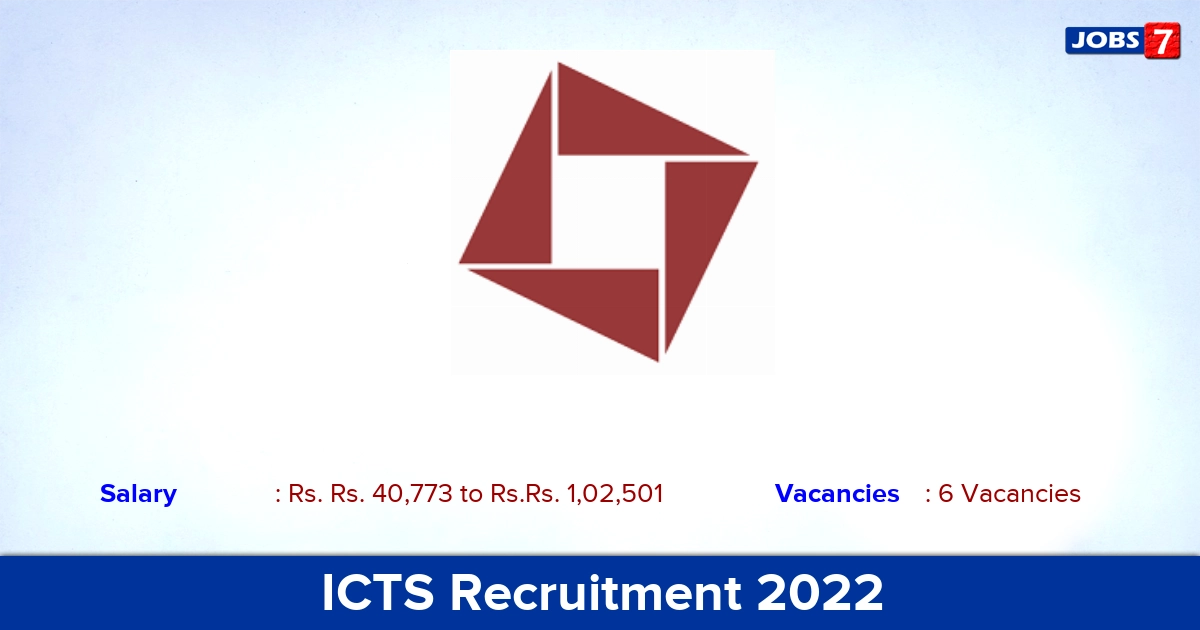 ICTS Recruitment 2022 - Apply Online for Administrative Officer, Tradesman,  Administrative Assistant Jobs