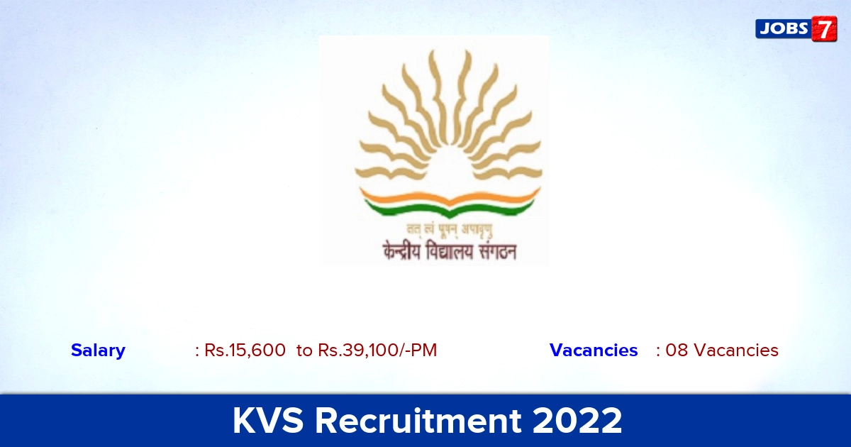 KVS Recruitment 2022-2023 - Apply Offline for Administrative Officer Jobs