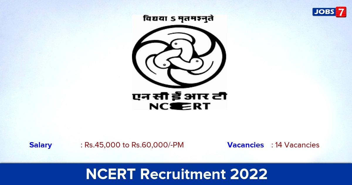 NCERT Recruitment 2022 - Senior Technical Consultant Posts, Walk-in Interview!