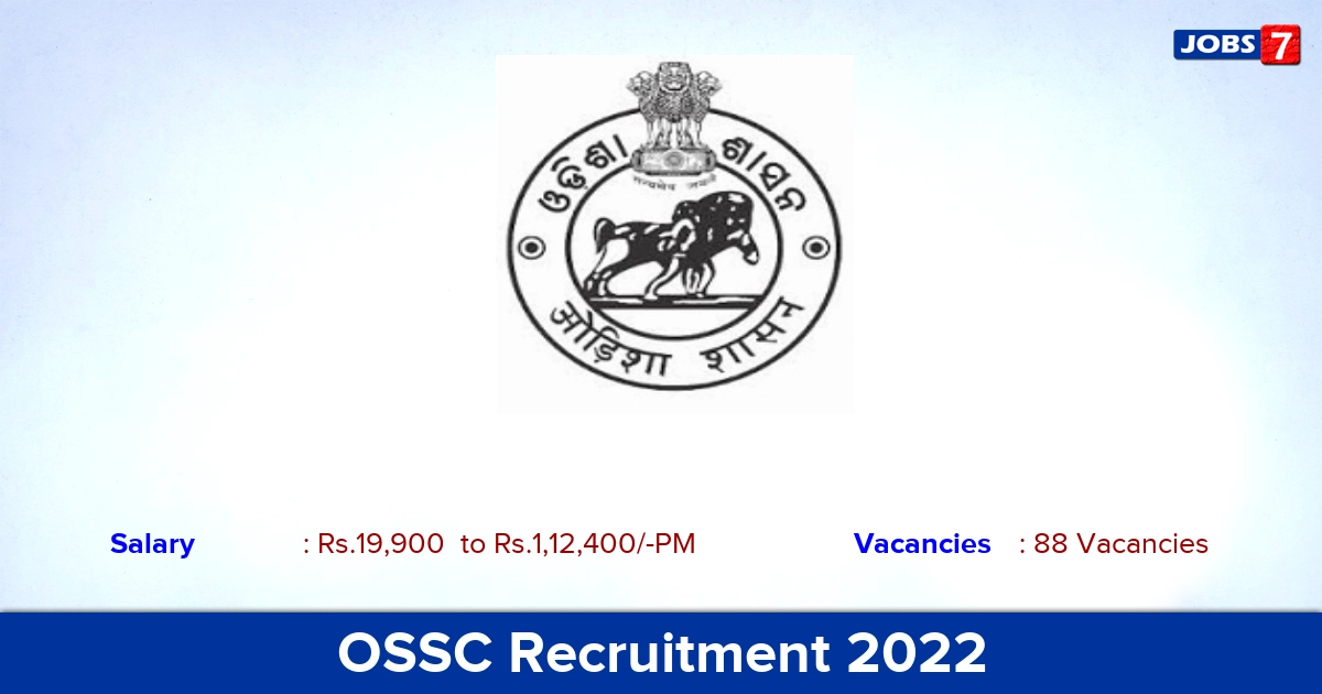 OSSC Recruitment 2022-2023 - Inspector & Senior Economic Investigator Posts, Online Application!