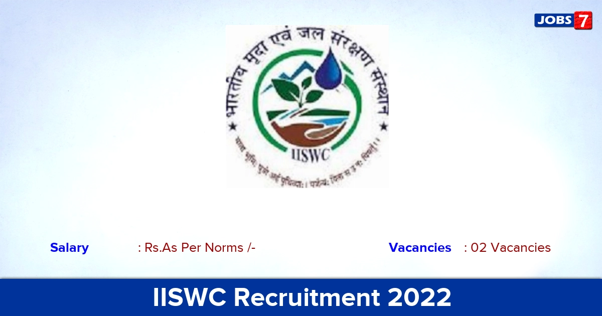 IISWC Recruitment 2022 - Assistant Administrative Officer Jobs, Offline Application!