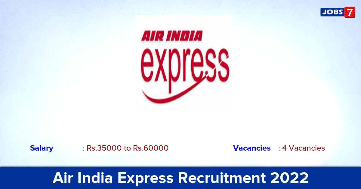 Air India Express Recruitment 2022 - Apply Online for Officer, Deputy Manager Jobs