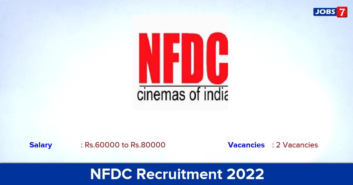 NFDC Recruitment 2022-2023 - Apply Offline for Consultant Jobs