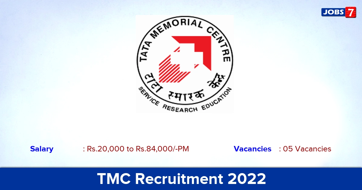 TMC Recruitment 2023 - Medical Officer & Driver Jobs, Walk-in Interview!