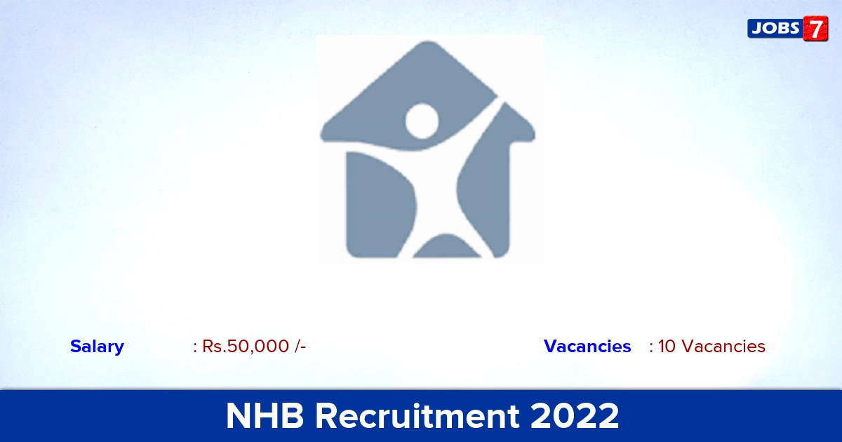 NHB Recruitment 2022-2023 - Young Professional Posts, Online Application!