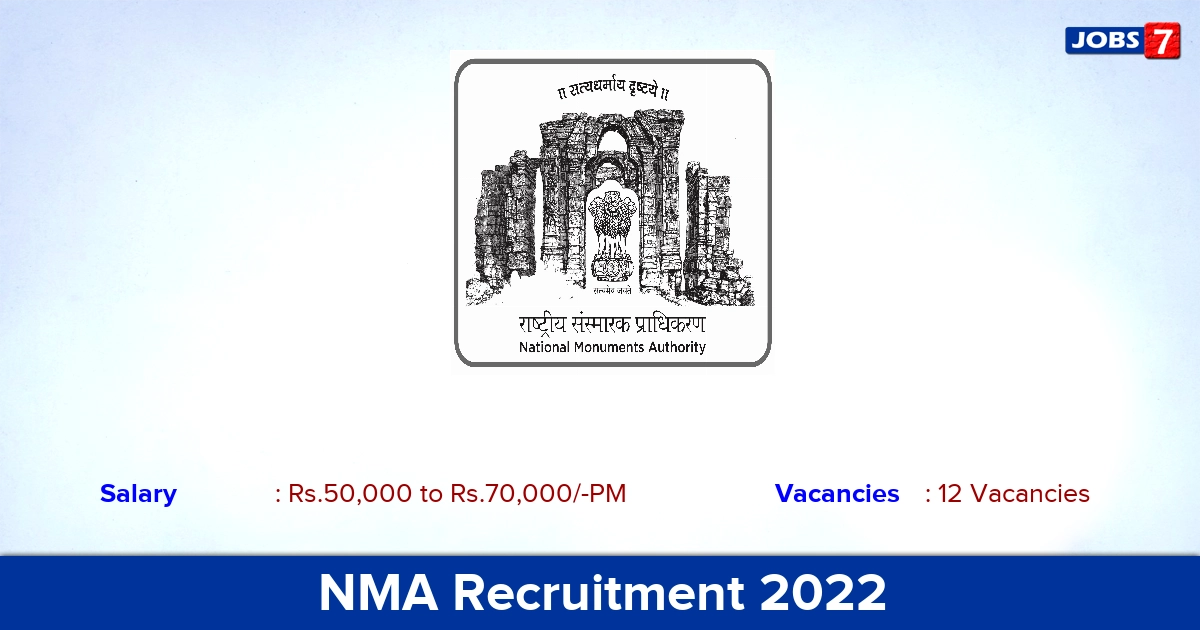 NMA Recruitment 2023 - Consultant Jobs, Apply Offline!