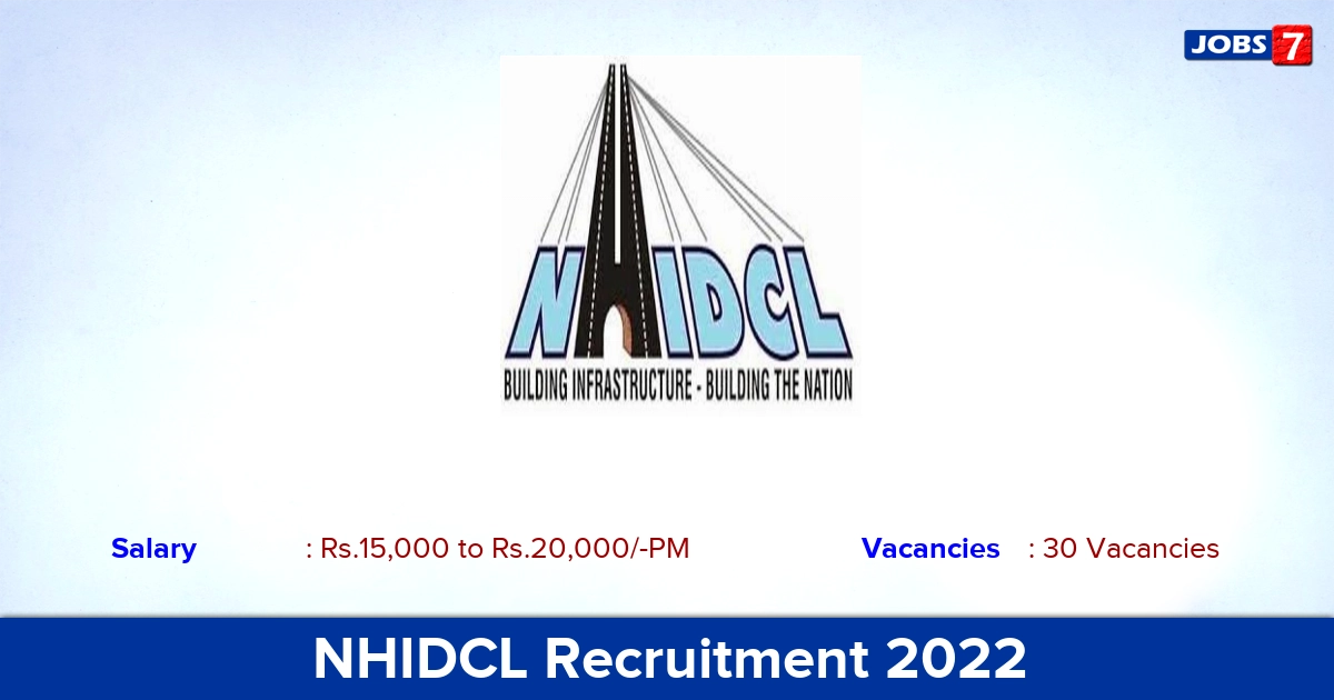 NHIDCL Recruitment 2023 - Notification For Apprentices Jobs, Apply Online