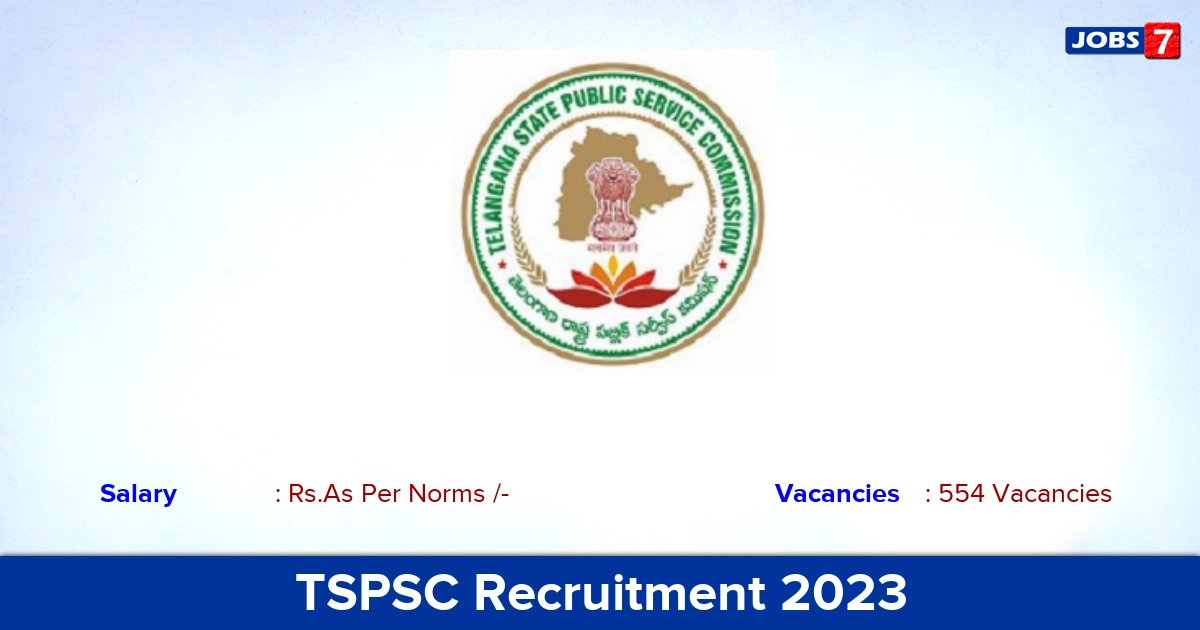 TSPSC Recruitment 2023 - Job Notification For Assistant Professor & Physical Director Posts! Apply online
