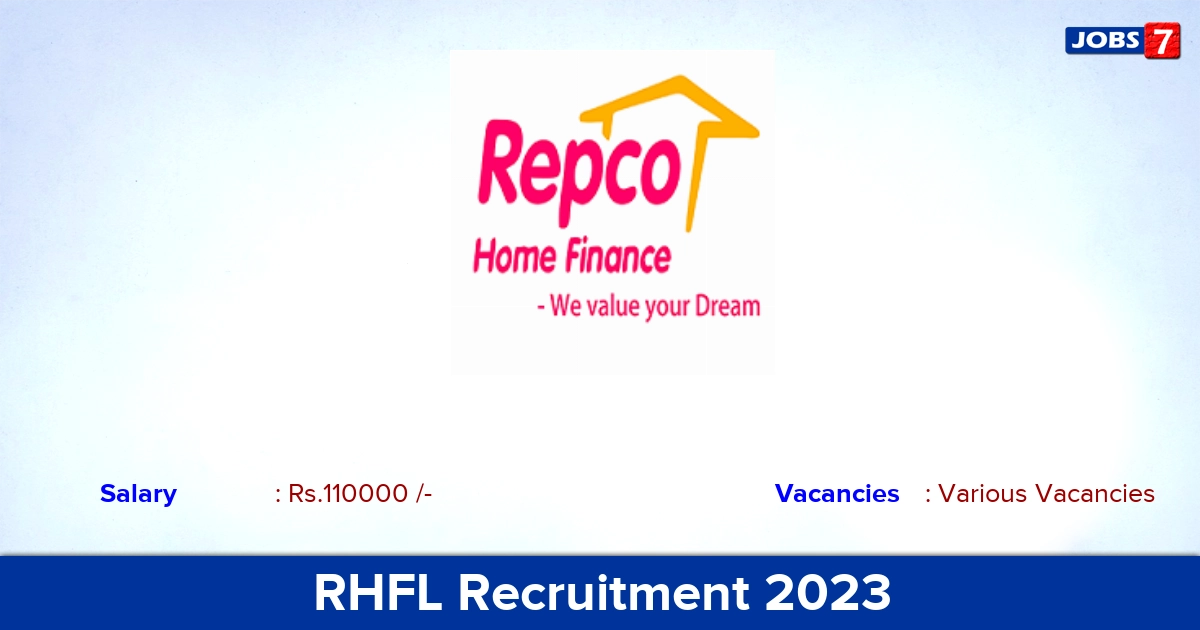 RHFL Recruitment 2023 - Apply Offline for Deputy General Manager Vacancies