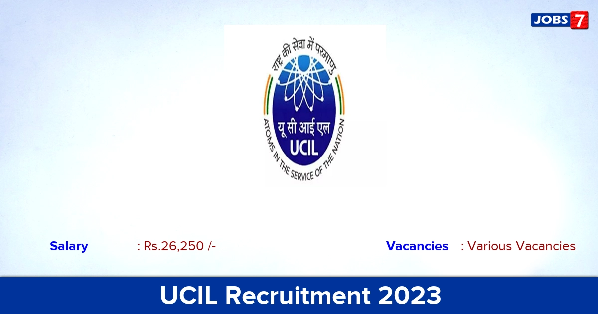 UCIL Recruitment 2023  Walk-in Interview, For Trained Graduate Teacher Posts! 