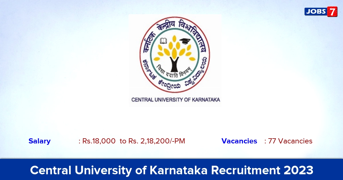 Central University of Karnataka Recruitment 2023  Lower Division Clerk Posts, Apply Offline!